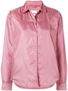 Aspesi Satin Shirt Jacket - Pink & Purple