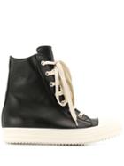 Rick Owens Larry Leather Sneakers - Black