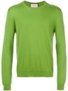 Gucci - Round Neck Jumper - Men - Cashmere - M, Green, Cashmere