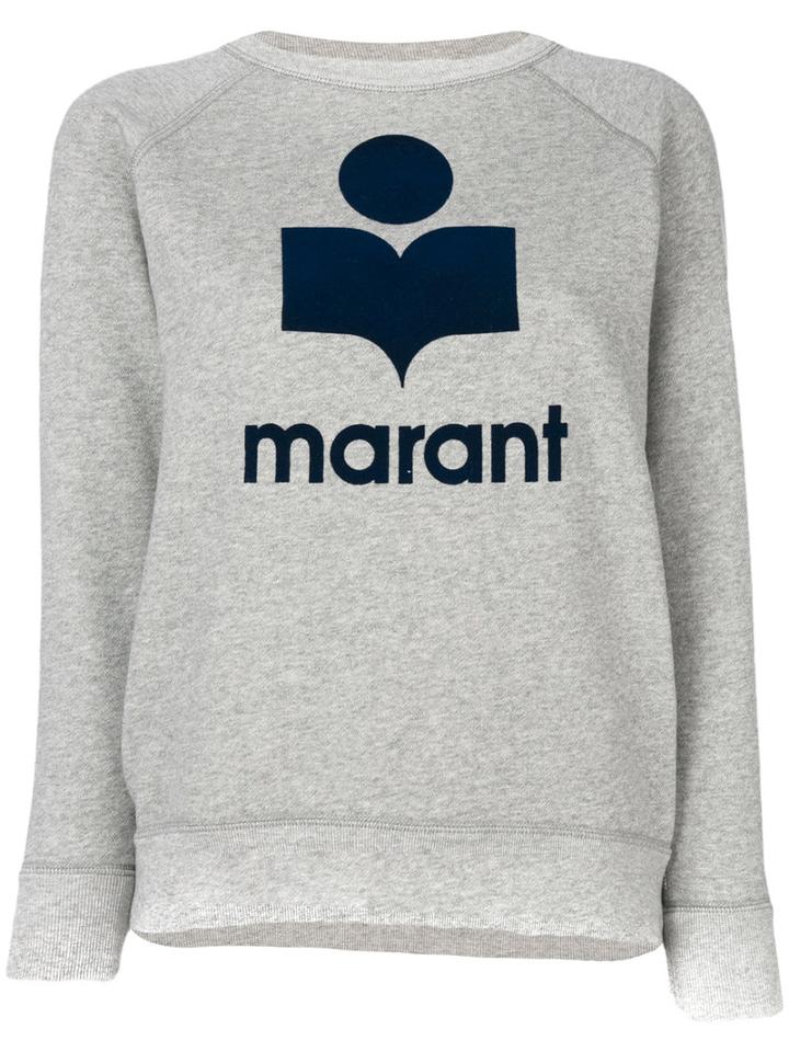 Isabel Marant Étoile - Milly Sweatshirt - Women - Cotton/polyamide/polyester - 38, Grey, Cotton/polyamide/polyester
