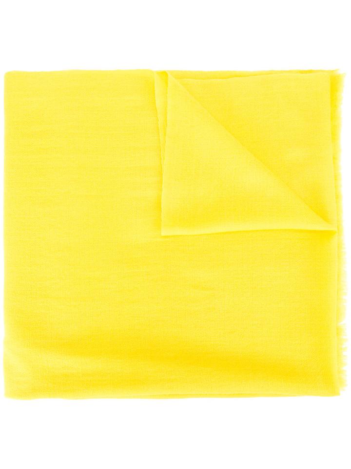 P.a.r.o.s.h. Classic Scarf, Women's, Yellow/orange, Cashmere