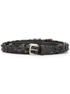 Philosophy Di Lorenzo Serafini Braid Detail Belt - Black