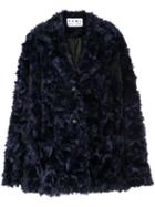 Proenza Schouler Pswl Faux Shearling Long Coat - Blue