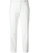Thom Browne Side Striped Cropped Trousers
