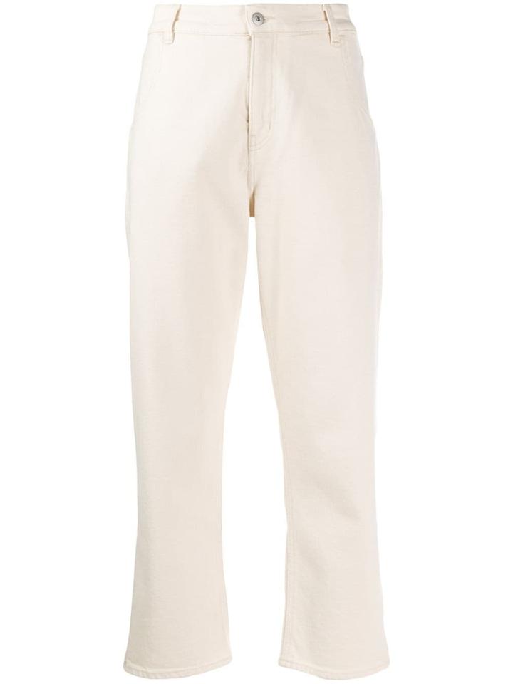 Ymc Cropped Geanie Jeans - Neutrals