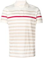 Salvatore Ferragamo Striped Polo Shirt - Neutrals