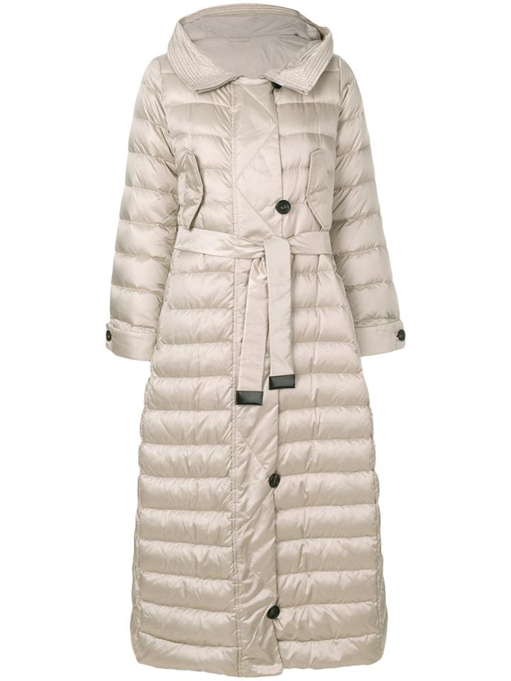 's Max Mara Oversized Padded Coat - Nude & Neutrals