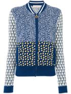 Tory Burch Leah Bomber Jacket - Blue
