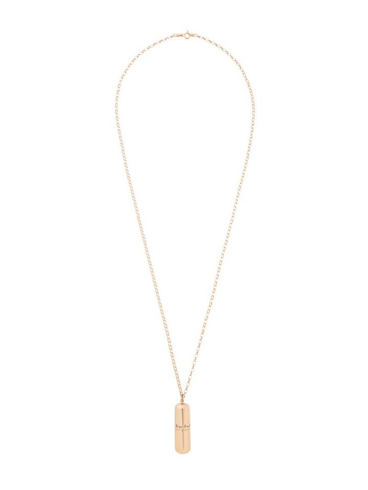 'giant Pills' Necklace, Adult Unisex, Metallic, True Rocks