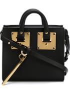 Sophie Hulme Mini 'albion' Box Crossbody Bag, Women's, Black, Leather/metal (other)