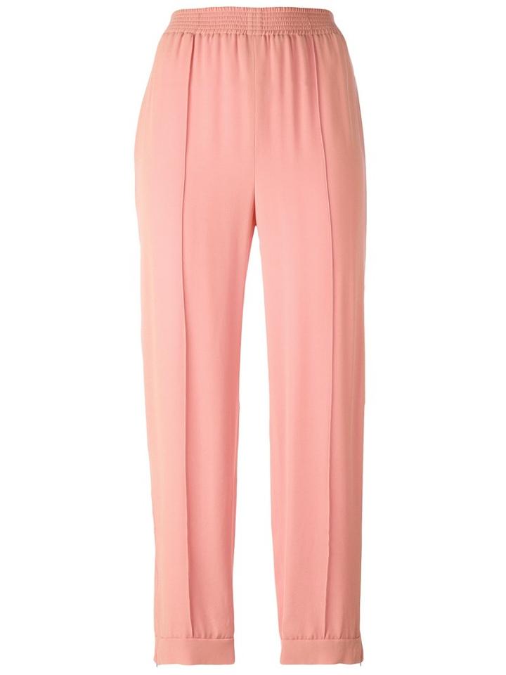 Marni Tapered Ankle Length Trousers, Women's, Size: 42, Pink/purple, Viscose/acetate
