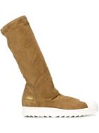 Adidas Originals Rick Owens X Adidas 'superstar' Boots With White Rubber Sole