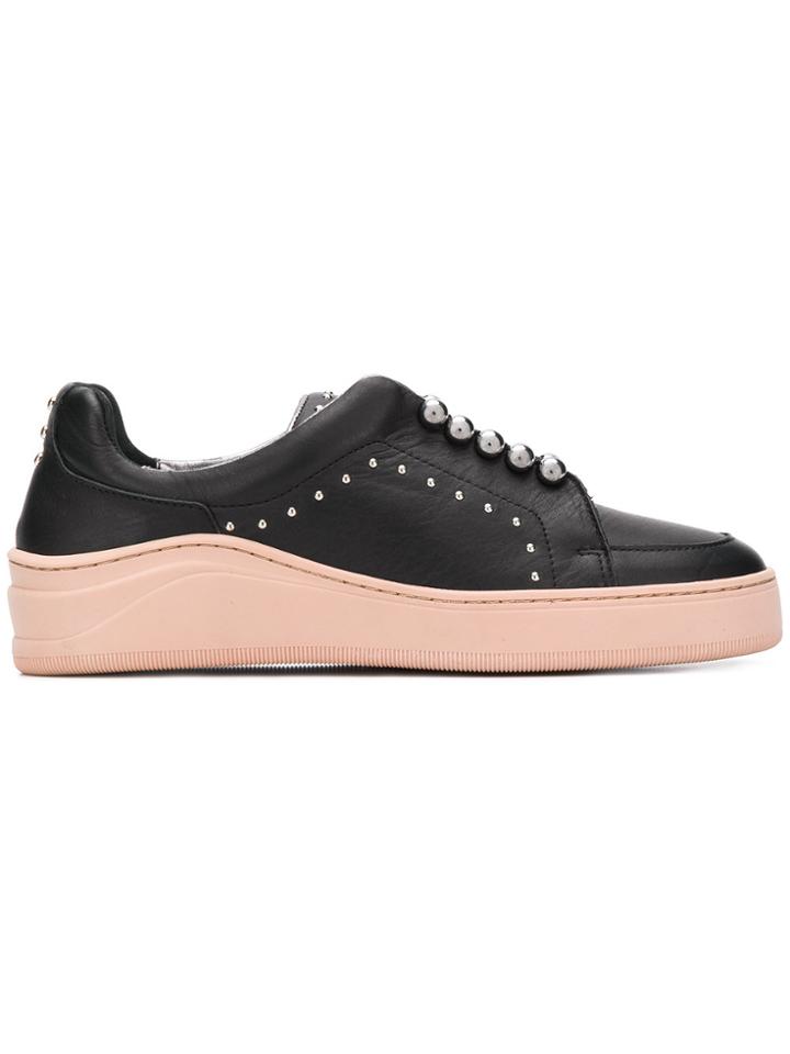 Dorothee Schumacher Studded Slip On Sneakers - Black