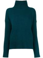 Vanessa Bruno Turtleneck Long-sleeved Jumper - Blue