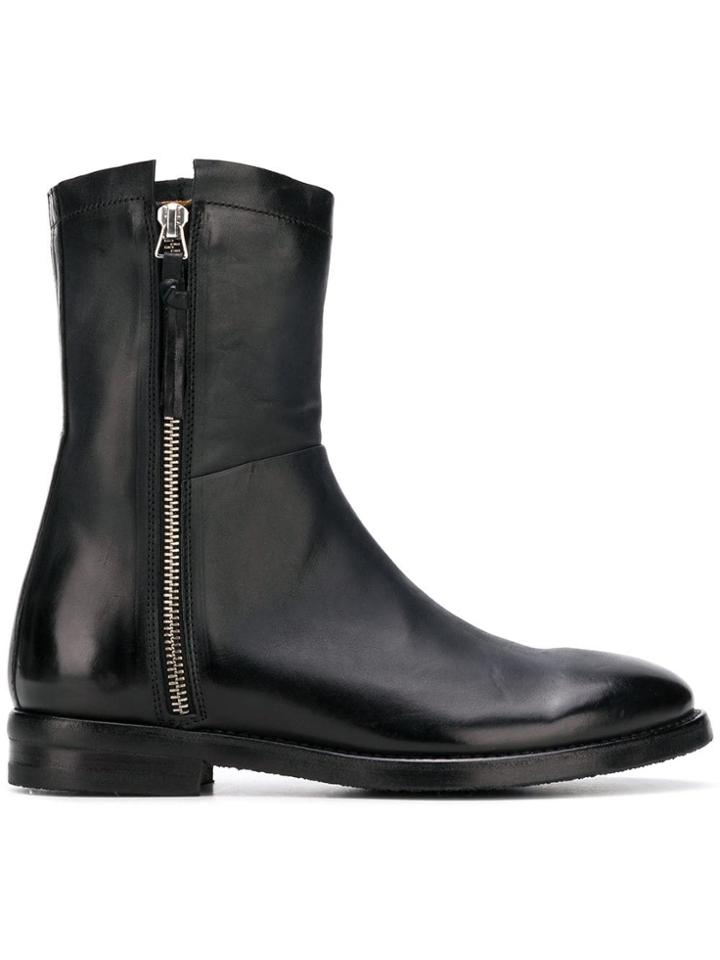 Alberto Fasciani Alberto Fasciani Windy39050 Black Furs & Skins->calf