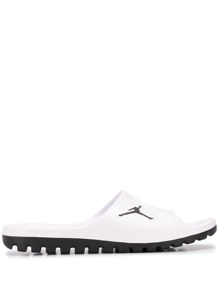 Nike Perforated Slides - White
