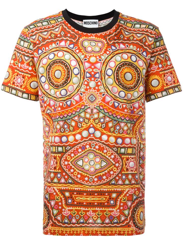 Moschino - Mirror Embroidered T-shirt - Men - Cotton - M, Cotton