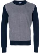 Brioni Contrast Sleeve Sweater - Blue