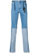 Icosae Two Tone Slim Jeans - Blue