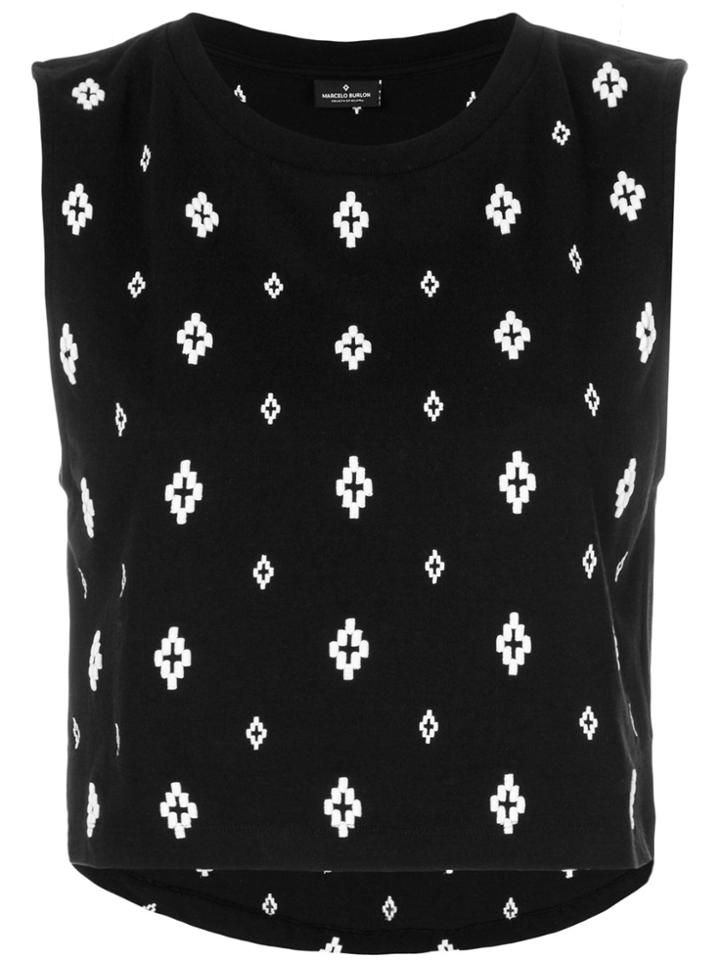 Marcelo Burlon County Of Milan Cross Tank Top - Black