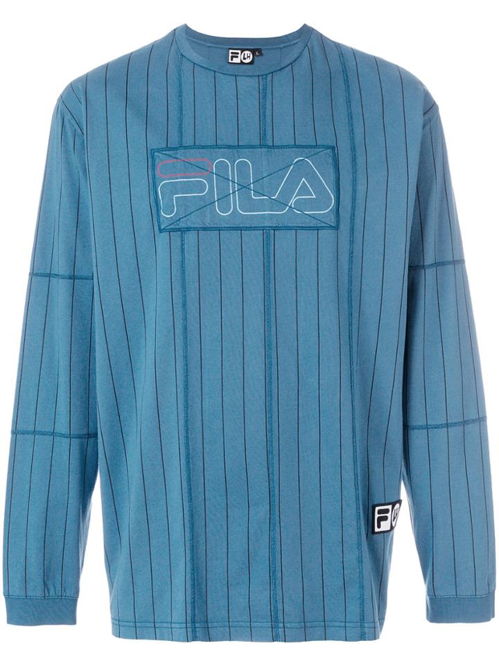 Fila Logo Patch Sweatshirt - Blue