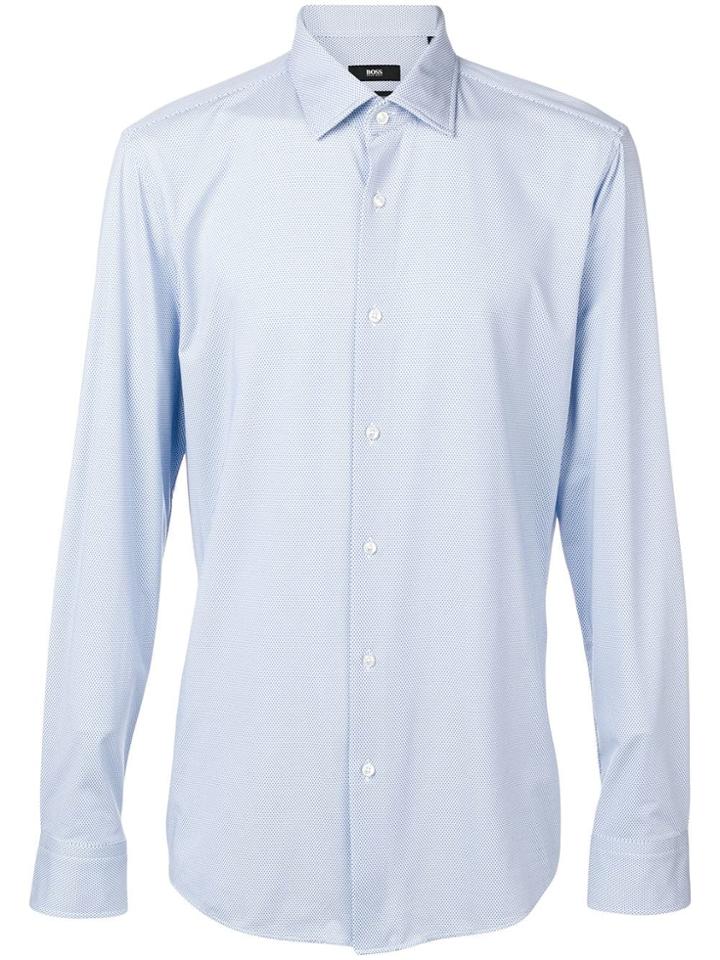 Boss Hugo Boss Geometric Patterned Shirt - Blue