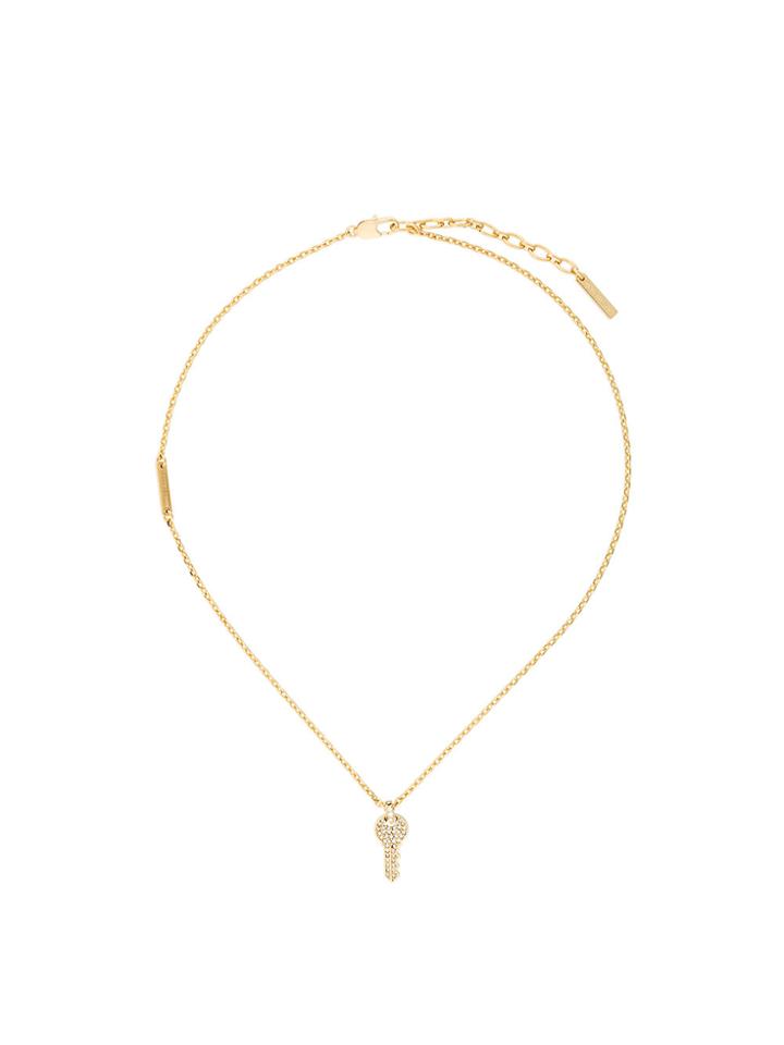 Marc Jacobs Short Key Necklace - Metallic