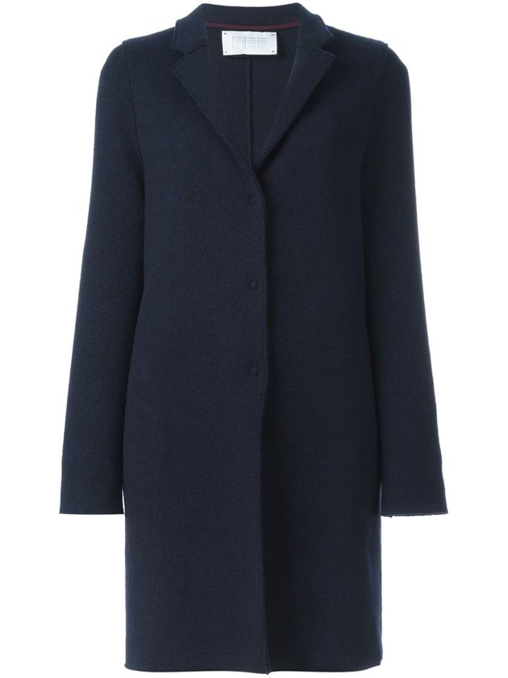 Harris Wharf London 'cocoon' Coat - Blue
