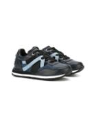 Dolce & Gabbana Kids Tonal Panelled Sneakers, Boy's, Size: 30, Blue