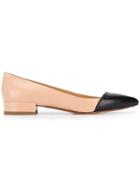 Francesco Russo Pointed Ballerina Shoes - Pink