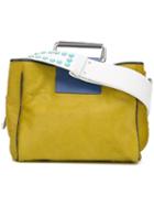 Toga Metallic Double Handles Tote, Women's, Green, Calf Leather/calf Hair