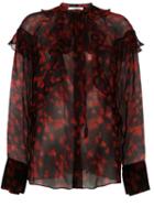 Givenchy Printed Sheer Shirt