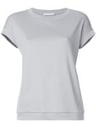 Fabiana Filippi Cap Sleeve T-shirt - Grey