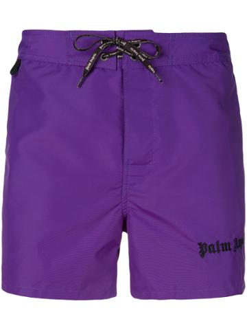 Palm Angels X Sundek Iconic Swim Shorts - Pink & Purple