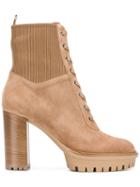 Gianvito Rossi Lace-up Boots - Neutrals