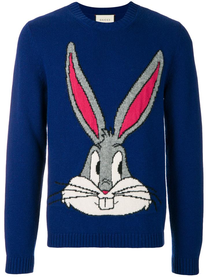 Gucci Bugs Bunny Guccy Jumper - Blue