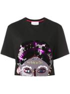 No Ka' Oi Sequin Embellished Sport Top - Black
