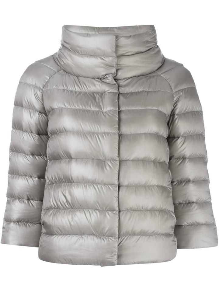 Herno Padded Jacket, Women's, Size: 46, Grey, Polyamide/feather Down