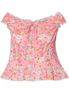 Ines De La Fressange Floral Print Top - Pink