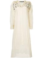 Muller Of Yoshiokubo Embroidery Long Dress - Neutrals