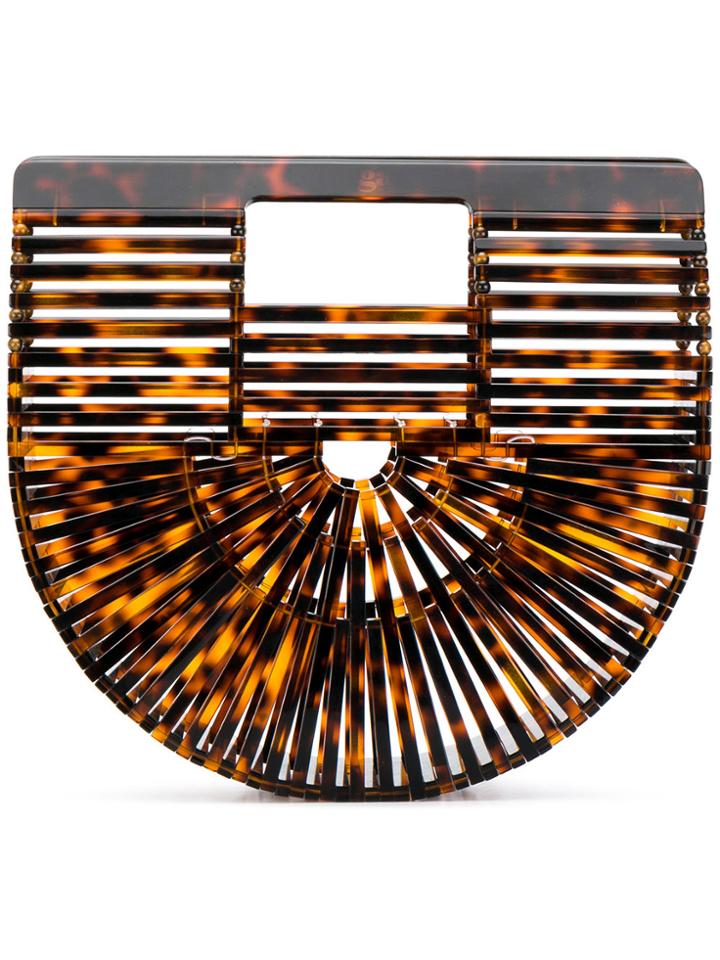 Cult Gaia Tortoise Tote - Brown