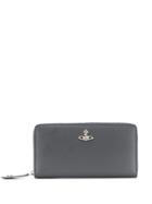 Vivienne Westwood Florence Zip Around Wallet - Grey