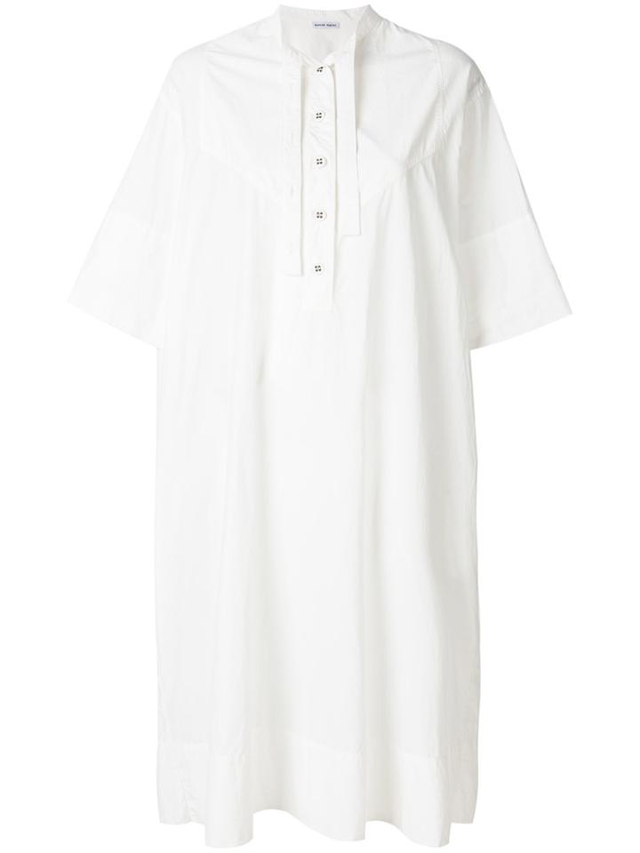 Tomas Maier Airy Poplin Dress - White