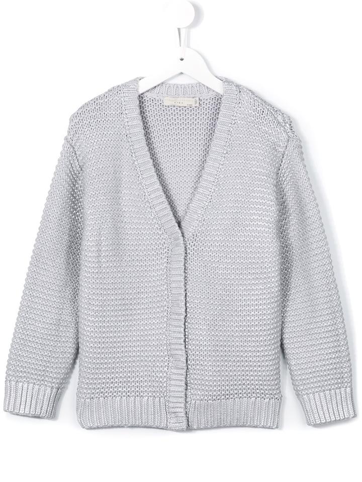 Stella Mccartney Kids V-neck Cardigan, Girl's, Size: 10 Yrs, Grey