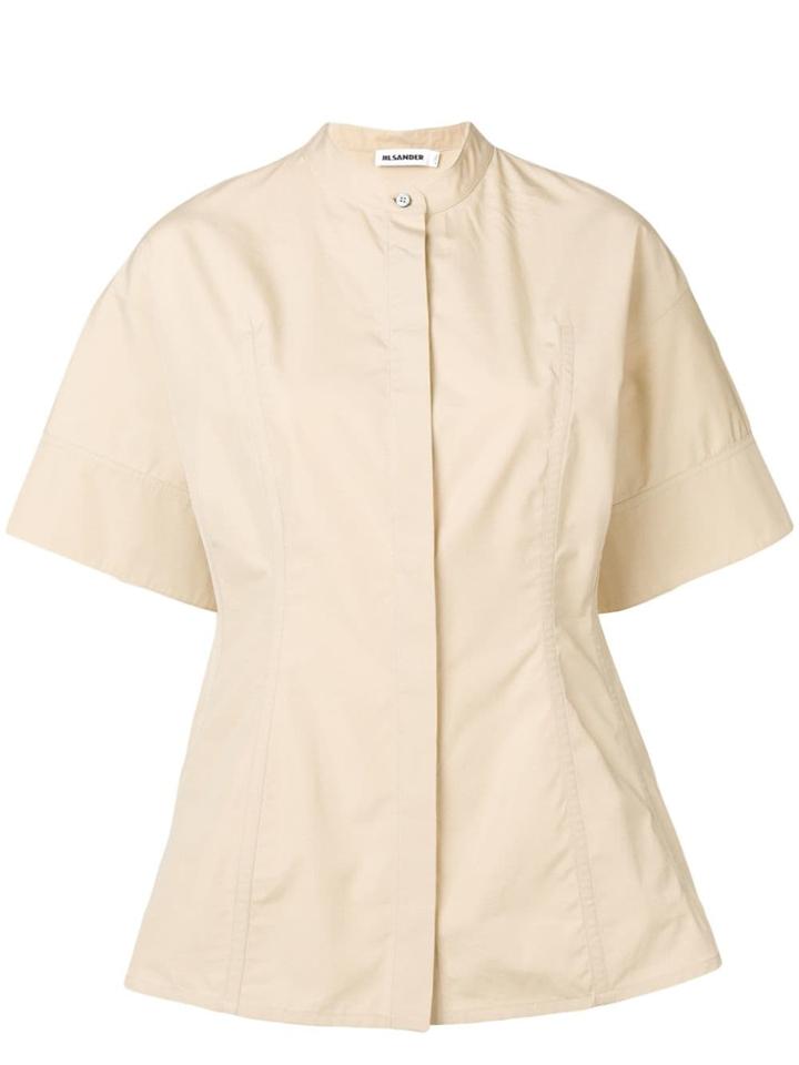Jil Sander Shortsleeved Blouse - Brown