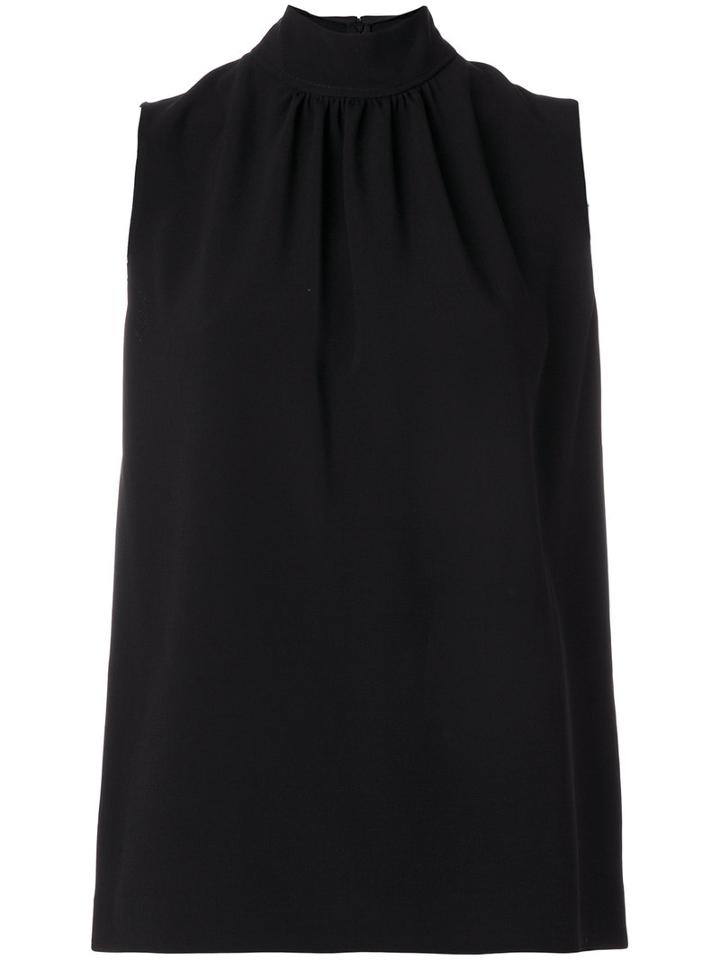 Joseph - High Neck Sleeveless Top - Women - Spandex/elastane/acetate/viscose - 40, Black, Spandex/elastane/acetate/viscose