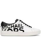 Michael Michael Kors Leather Low Top Trainers - White