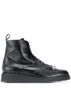 Toga Virilis Brogue Detail Boots - Black