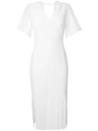 Ginger & Smart Muse Dress, Women's, Size: 8, White, Cotton/nylon/japanese Paper/rayon