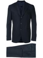 Tonello Slim Fit Business Suit, Men's, Size: 46, Blue, Virgin Wool/spandex/elastane/viscose